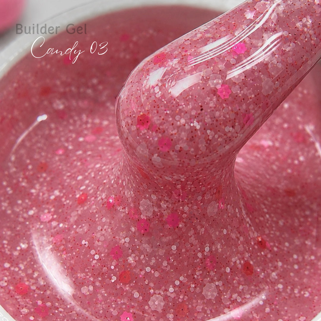 Candy 03 Builder Gel 15g by Mimona professional nail building gel
