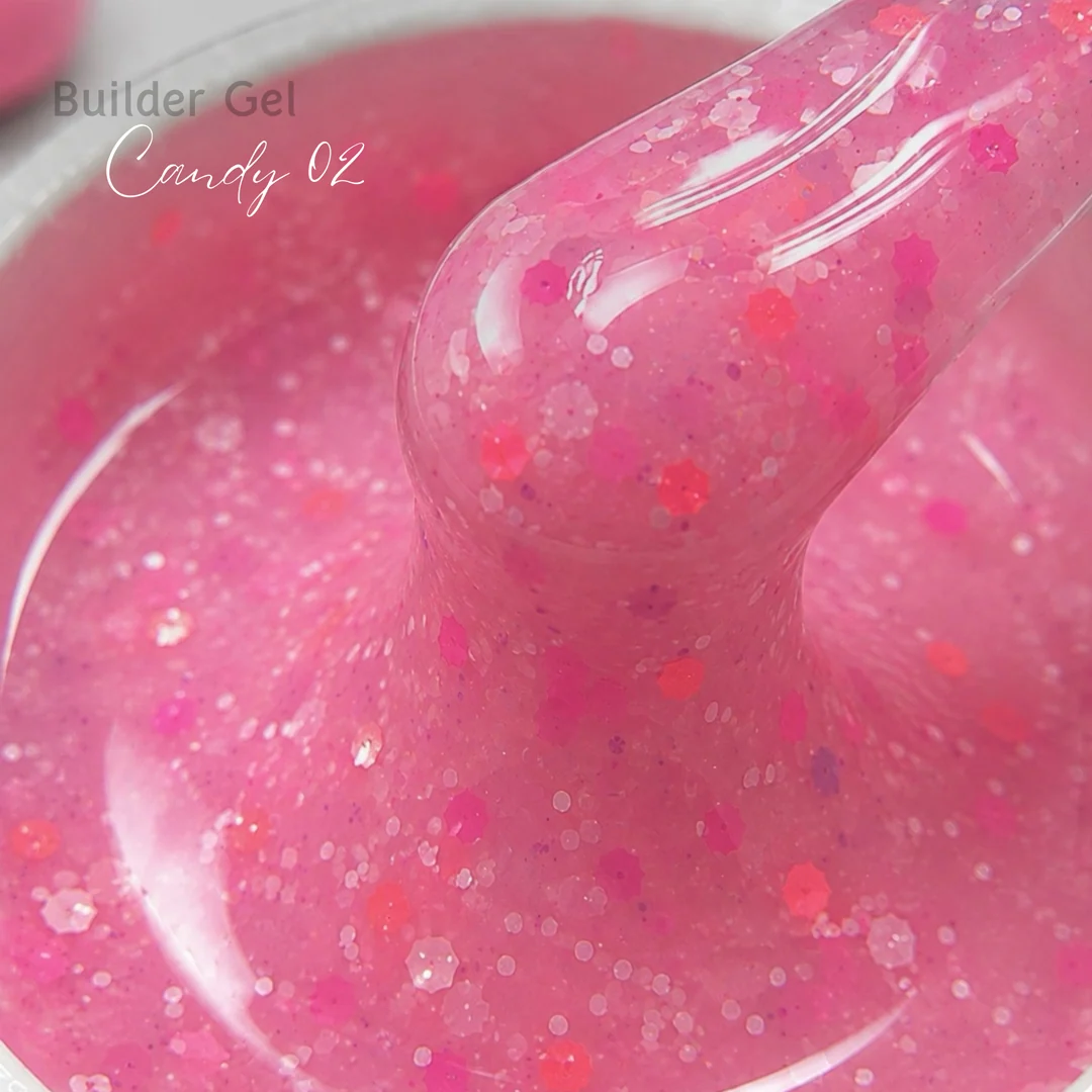 Candy 02 Liquid PolyGel 15g by Mimona professional self-levelling nail building gel