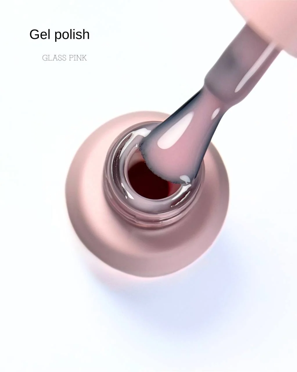 Glass Pink Gel Polish 5ml elegant pink professional nail colour