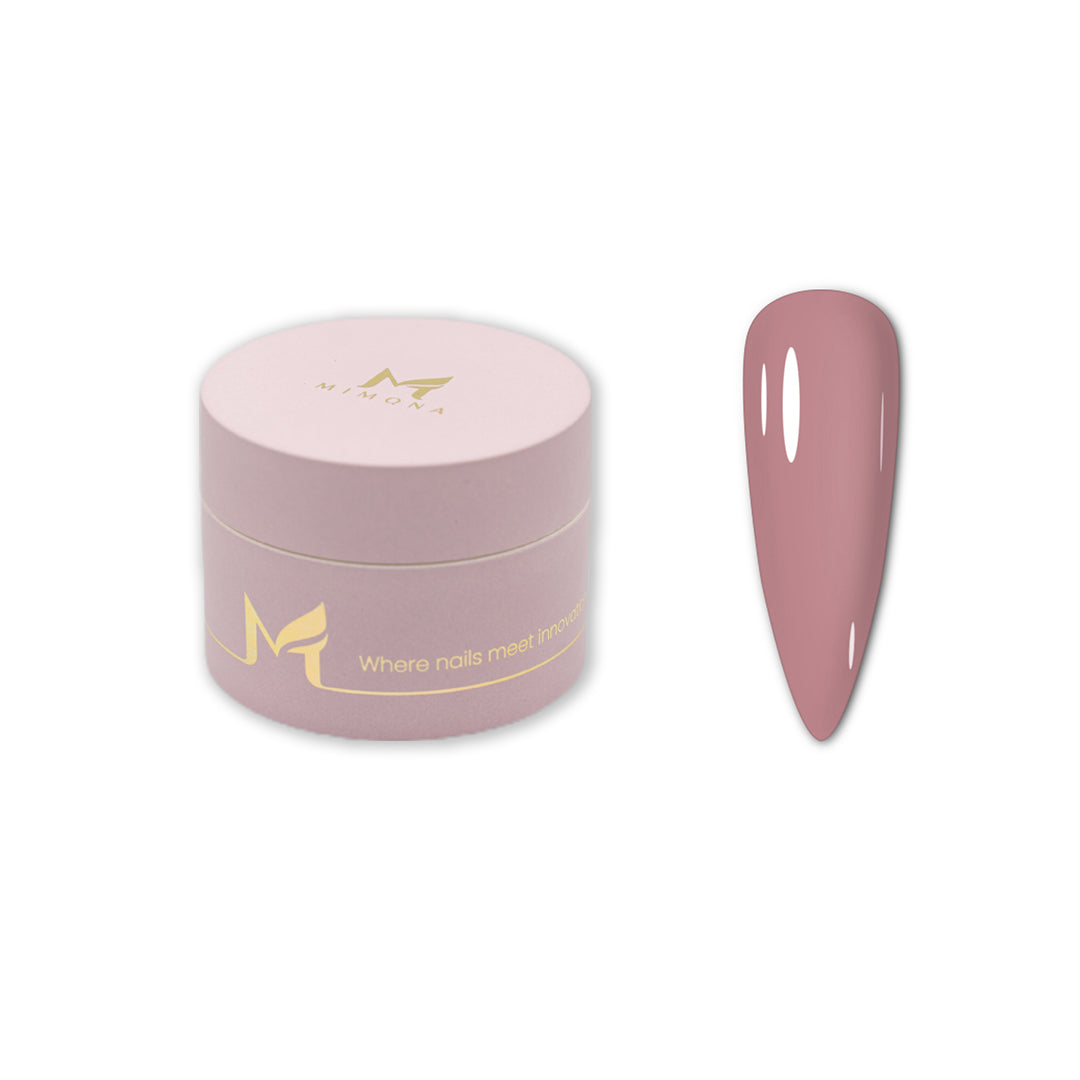 Mimona Blush Builder Gel 15g creamy self-levelling blush pink nail builder gel