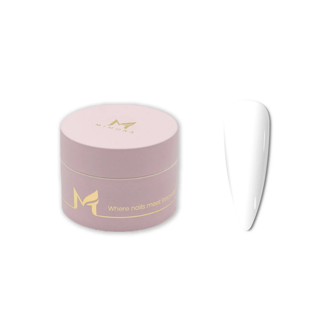 Mimona Soft Milky Glitter Mousse Builder Gel 30g professional milky glitter nail builder gel