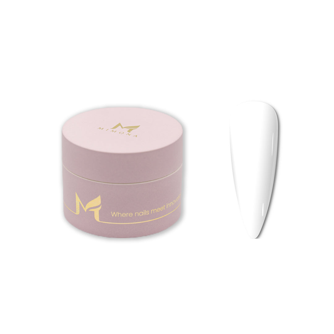 Mimona White Mousse Builder Gel 30g professional white mousse nail builder gel