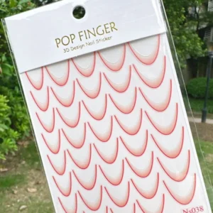 Red French Stickers