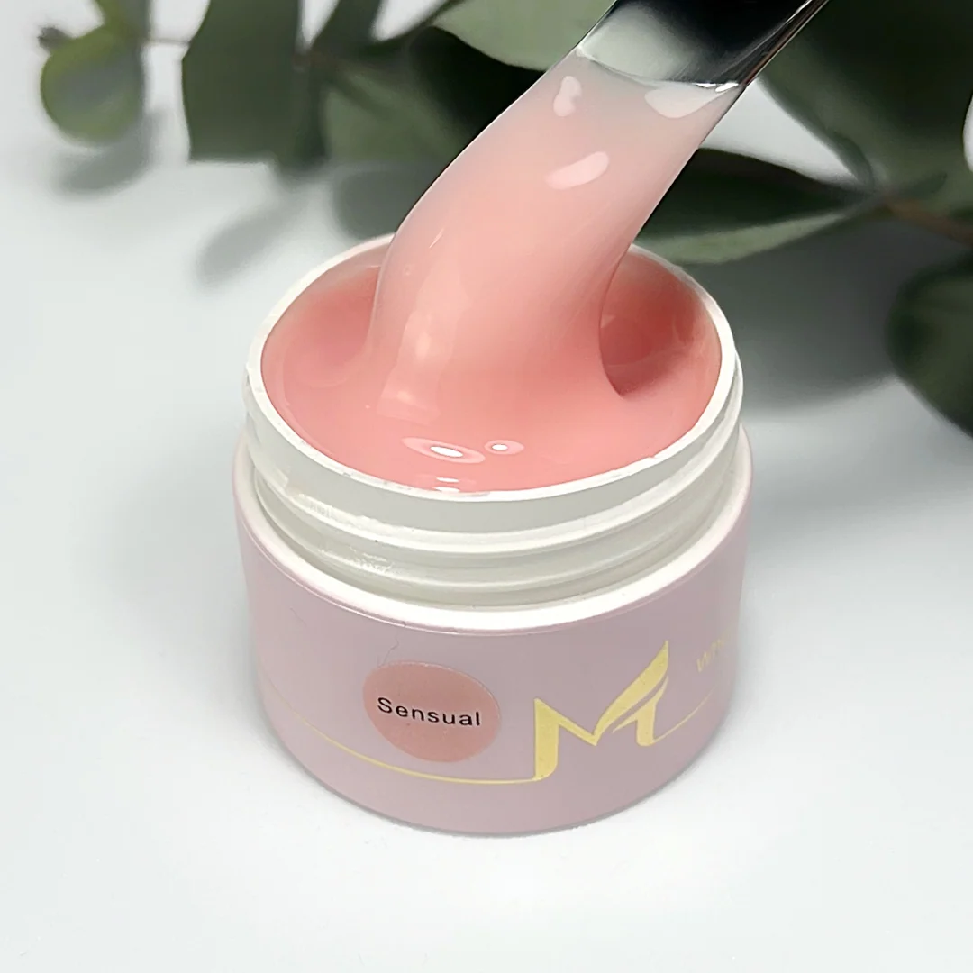 Sensual Builder Liquid 15g by Mimona soft pink self-levelling builder gel